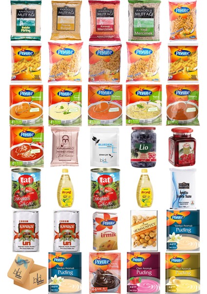 Ramazan Paketi Kumanya Ezrak Gıda Yardım Kolisi 34 Parça 31 nolu Paket