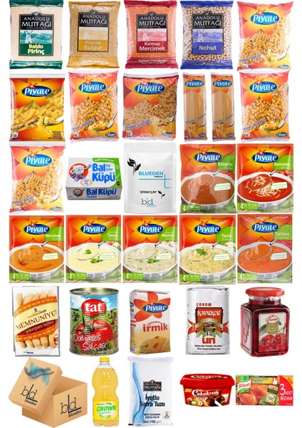 Kumanya Ramazan Gıda Paketi 30 Parça 113 Nolu Paket