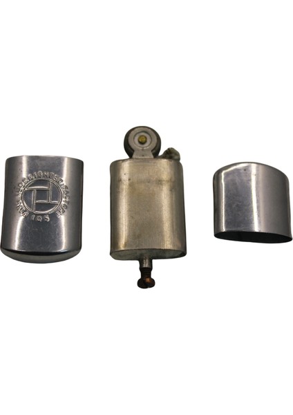 Lighter Factory Sabun Çakmak Fransız Siper Çakmağı Mekanik Çakmak | 1950-1960 Dönemi | 3 Parçalı Koleksiyonluk Antika