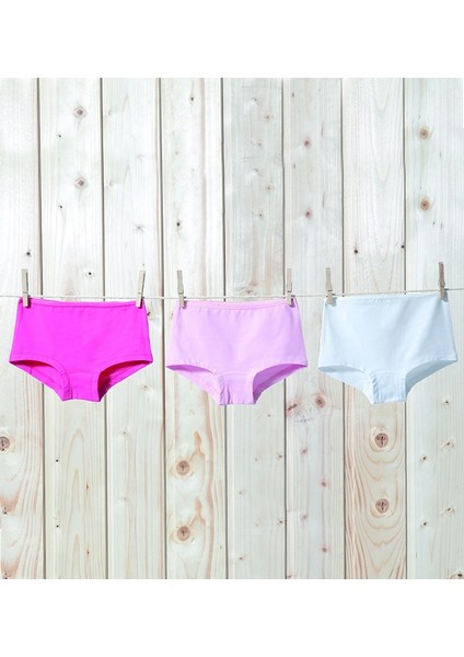 Kız Çocuk Boxer 3'lü Paket 1295 - Fuşya Pembe Beyaz fiyatları
