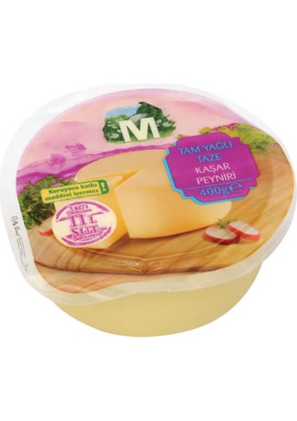 Taze Kaşar Peyniri 400 gr
