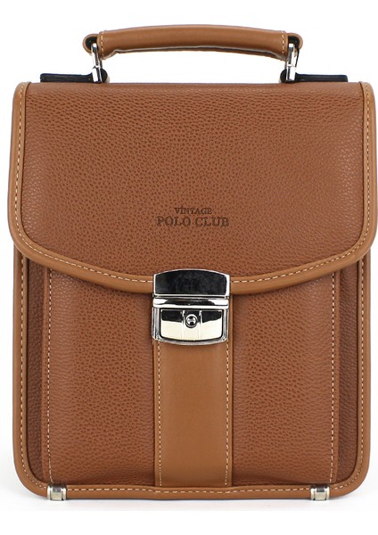 Kilit Mekanizmalı Erkek El ve Omuz Çantası Su Geçirmez Dış Yüzey