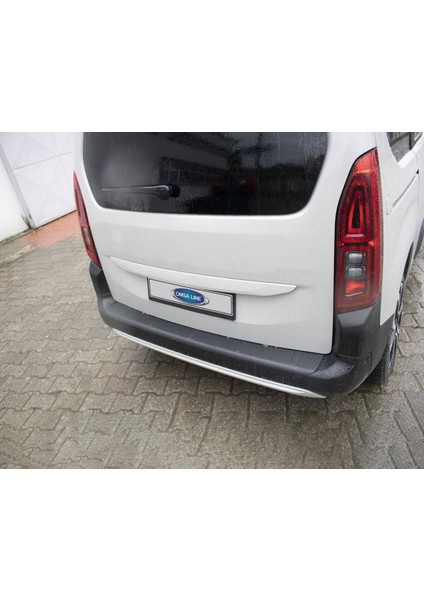 Citroen Berlingo 3 Arka Tampon Eşiği Parlak Plastik 2019 ve Sonrası modelleri