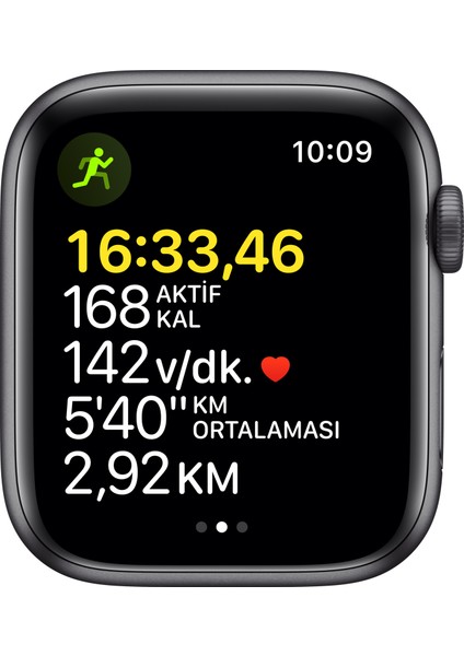 Watch SE GPS, 44MM Uzay Grisi Alüminyum Kasa ve Gece Yarısı Spor Kordon MKQ63TU/A modelleri