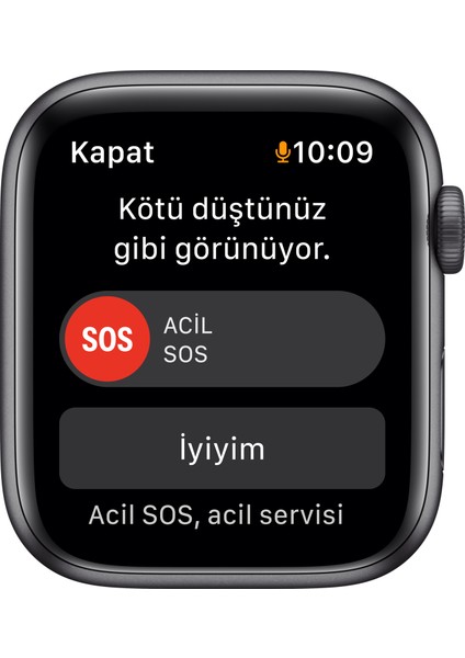 Watch SE GPS, 44MM Uzay Grisi Alüminyum Kasa ve Gece Yarısı Spor Kordon MKQ63TU/A indirimleri