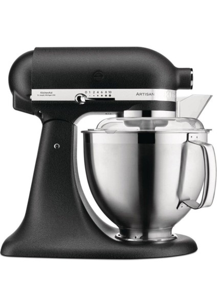 Artisan 4,8 L Stand Mikser 5KSM185PS Cast Iron Black-Ebk