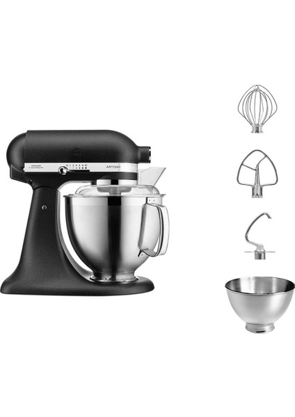 Artisan 4,8 L Stand Mikser 5KSM185PS Cast Iron Black-Ebk fiyatları