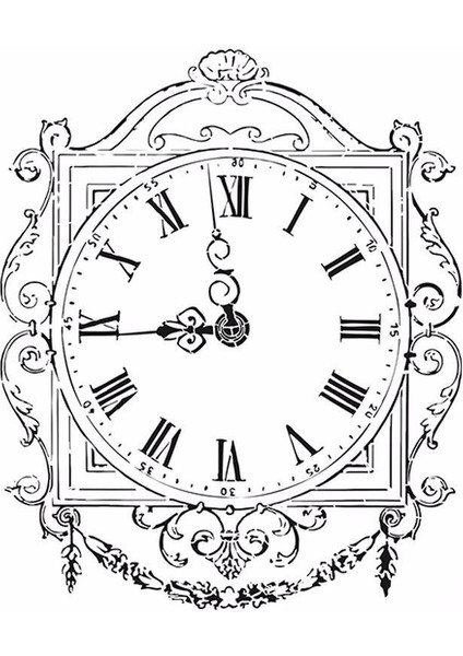 Hdm-63 Home Decor Mini Stencil 25 x 25 cm