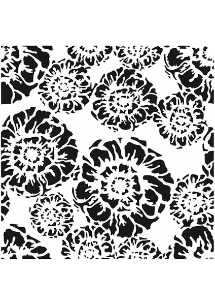 Home Decor Mini Stencil Hdm-74 25 x 25 cm