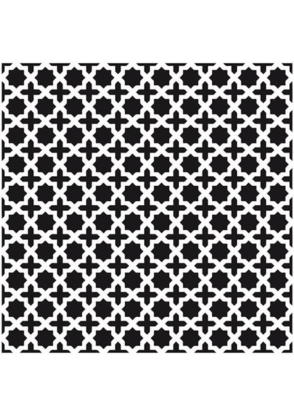 Hdm-92 Home Decor Mini Stencil 25 x 25 cm