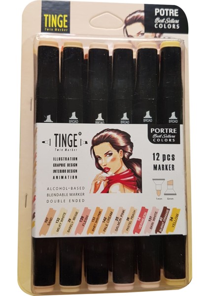 Marker Kalem 12'li