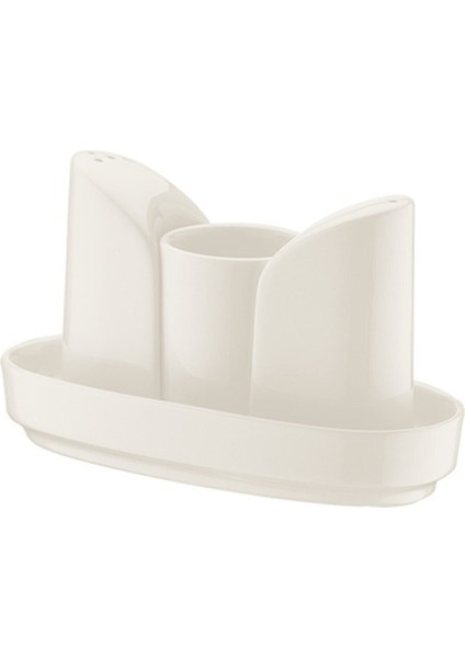 Porselen 4 Parça Tuzluk Seti