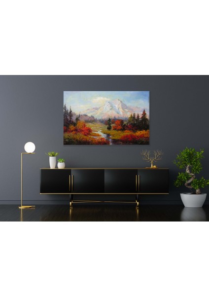 Sonbahar Yağlı Boya 2 Görünümlü Kanvas Tablo modelleri