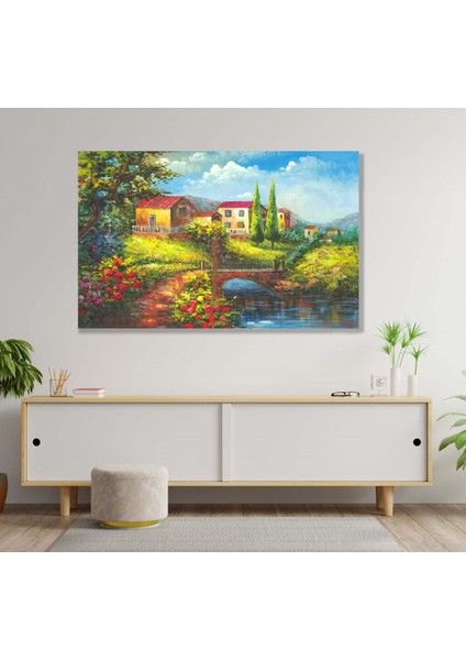 Ilkbahar'da Sanat Kanvas Tablo