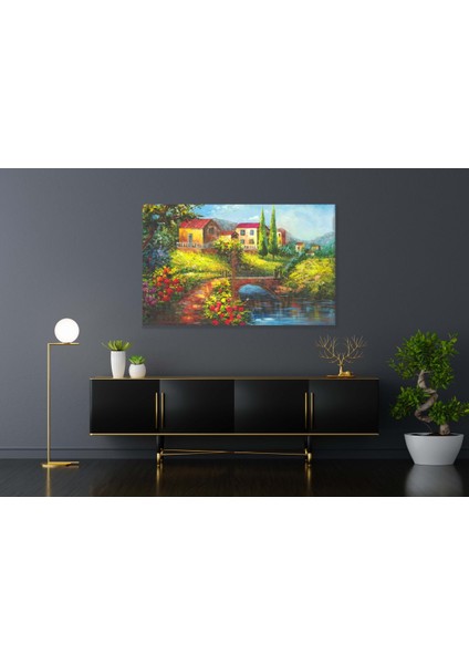 Ilkbahar'da Sanat Kanvas Tablo