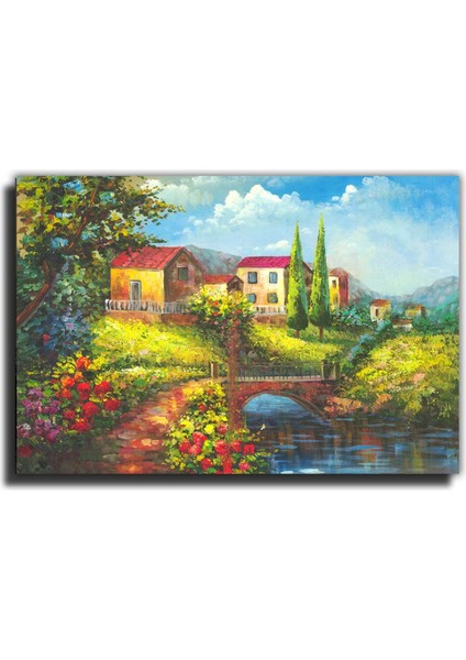 Ilkbahar'da Sanat Kanvas Tablo