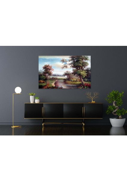 Yağlı Boya Görünüm 4 Kanvas Tablo modelleri