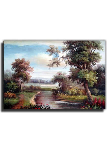 Yağlı Boya Görünüm 4 Kanvas Tablo fırsatları