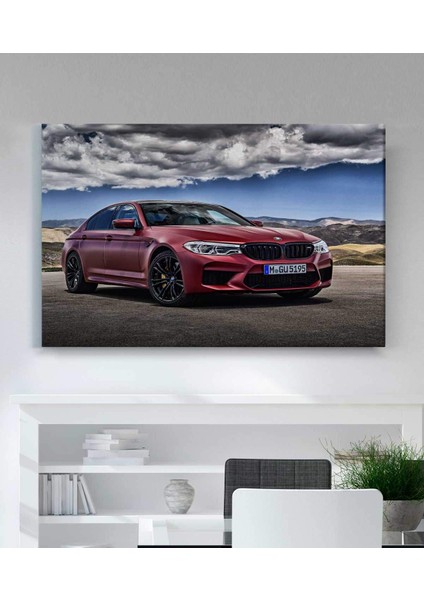 VeraStore Bmw Araba Kanvas Tablo Oturma Odası Ev Ofis Çalışma Dekor