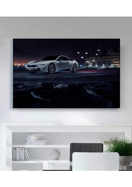 VeraStore Bmw Araba Kanvas Tablo Oturma Odası Ev Ofis Çalışma Dekor