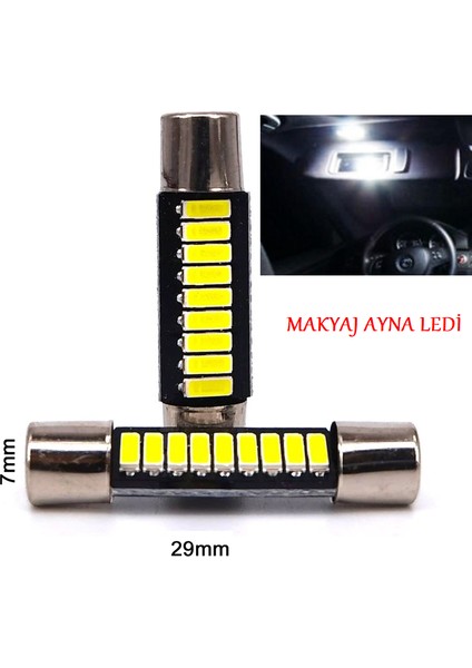 Sofit LED 29MM Makyaj Ayna Ledi Güneşlik Ledi
