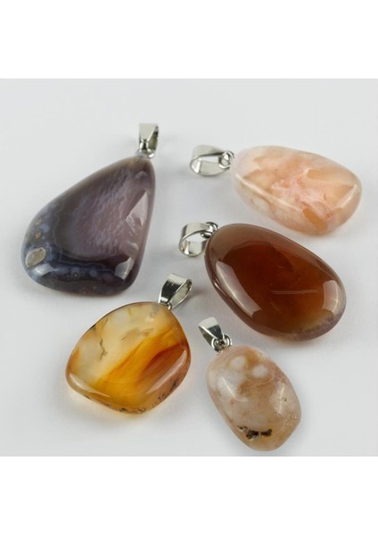 Akik Doğaltaş Kolye Ucu Kategori: Bijuteri Kolye