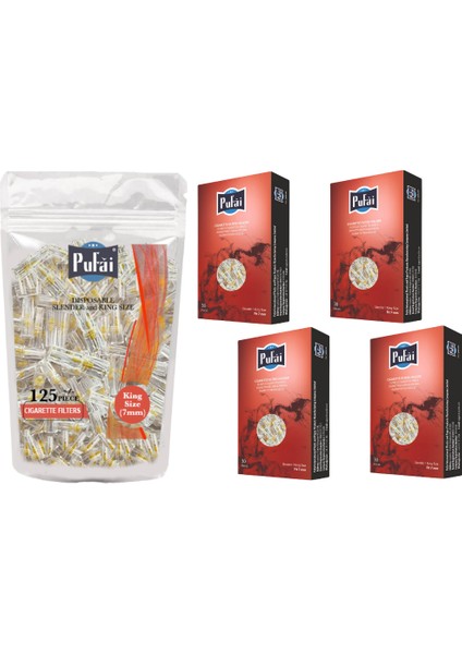 Ağızlık Slender Boy Sigara Filtresi 7 mm 245 Adet 1 Paket 4 Kutu