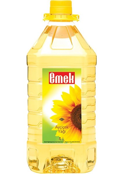 Ayçiçek Yağı 4,5 Lt