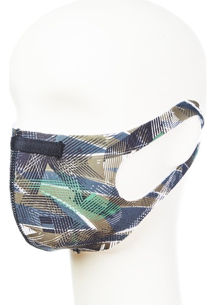 Yıkanabilir Kumaş Maske 90021 - Çizgi Desen