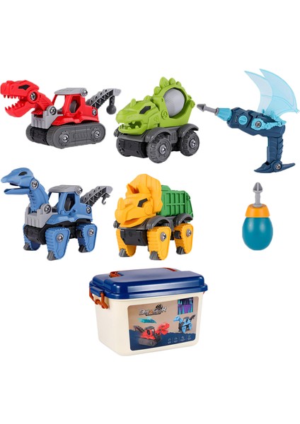 Dıy Somun Sökme Dinozor Modeli Bulmaca Inşaat Yapı Seti Oyuncaklar (Yurt Dışından)