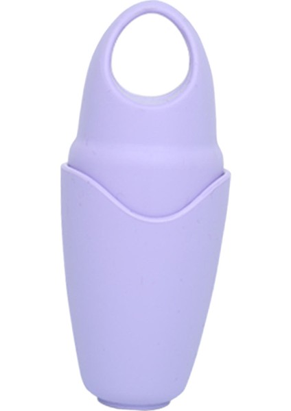 Küçük Kullanımlık Buzlanma Buz Masaj Kupası Fitness Yüz Kriyosfer Masaj Için Soğuk Masaj Rulo Aracı 11X4.5 Cm - Mor (Yurt Dışından)