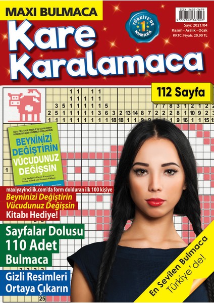 Bulmaca Kare Karalamaca 2021/04