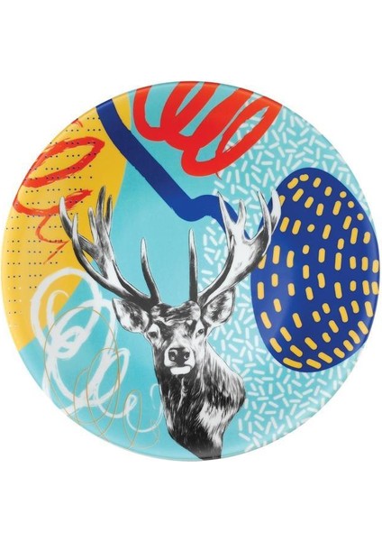 Madagaskar Deer 27 cm Servis Tabağı