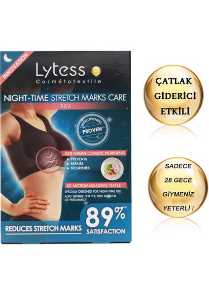 Night-Time Stretch Marks Care - Bakım Sütyen Noir (L/Xl)