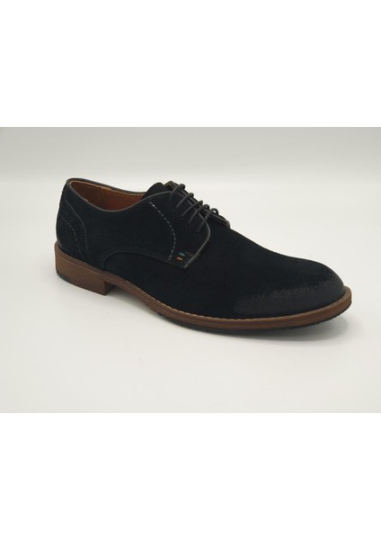 3506-1 Siyah Nubuk Erkek Ayakkabı