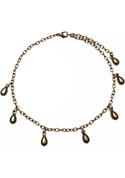 Eskitme Damla Tasarım Kadın Halhal