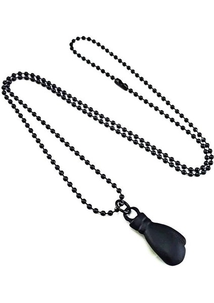 Siyah Boks Eldiveni Erkek Kolye