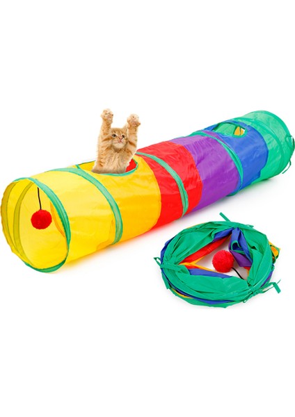 Katlanabilir Kedi Tünel Yol Kedi Oyuncaklar Kitty Tünel (Yurt Dışından)