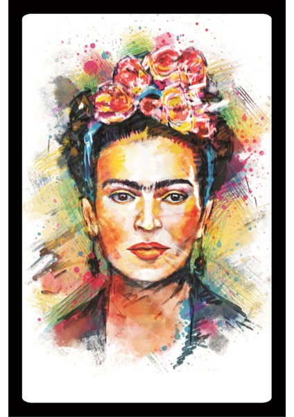 Frida Kahlo Mdf Ahşap Poster