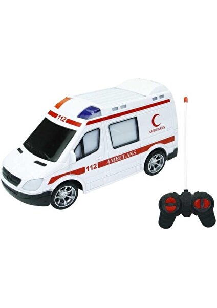 Vardem Oyuncak Uzaktan Kumandalı Pilli Ambulans V002