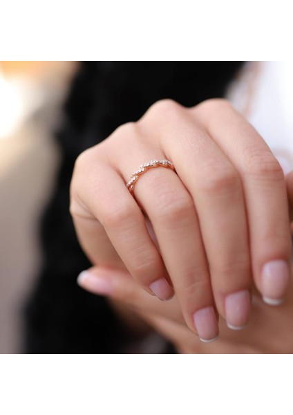 Pırlanta Örgü Alyans