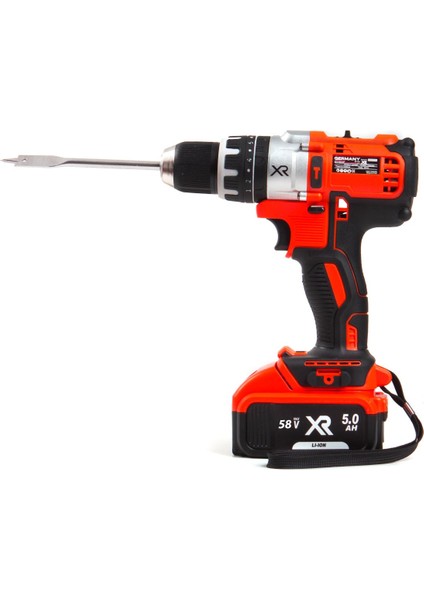 Germany Style GRMPRO7036T 58V Max Xr Çift Akülü Darbeli Torklu Matkap 30 Parça Aksesuar modelleri