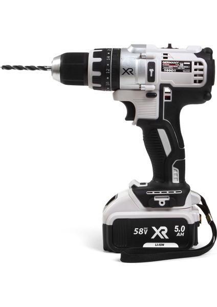 Germany Style GRMPRO9036G 58V Max Xr Çift Akülü Darbeli Torklu Matkap 30 Parça Aksesuar