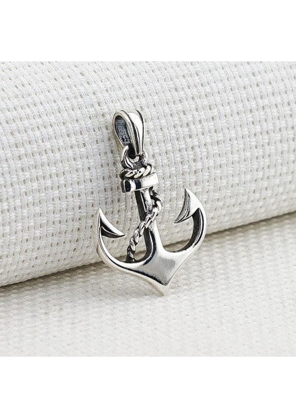 Çapa Tasarım Denizci 925 Ayar Gümüş Erkek Kolye Ucu fiyatları
