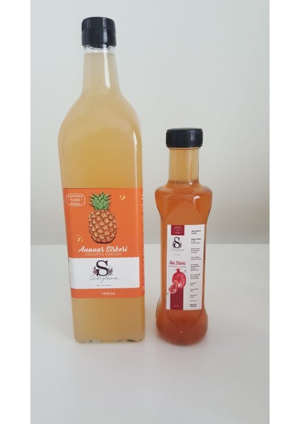 Ananas Sirkesi 1000 ml + Nar Sirkesi 250 ml