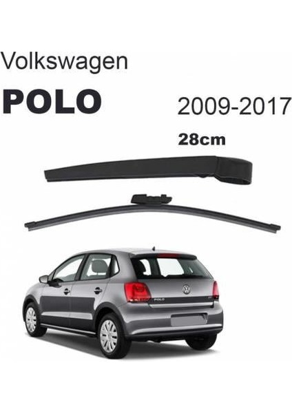 Vw Polo Arka Silecek Kolu ve Süpürgesi Set 2009 - 2017