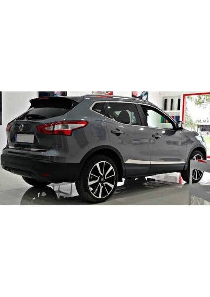 Nissan Qashqai Krom 4'lü Set -Yan Kapı Çıtası-Bagaj Çıtası-Bagaj Alt Çıtası-Kapı Eşiği 2014 -2020