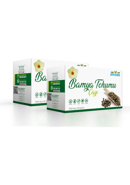 Bamya Tohumu Detox 30'lu x 2 Kutu
