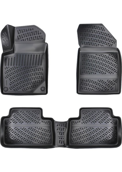 Citroen C5 3D Paspas Havuzlu 2001-2007 Arası Siyah Caraks Marka
