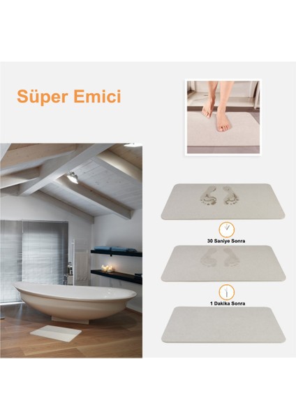 Diatom Süper Emici Hijyenik Paspas Beyaz fiyatları